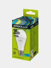 Лампа светодиодная Ergolux, холодный белый свет, 20Вт, Е27