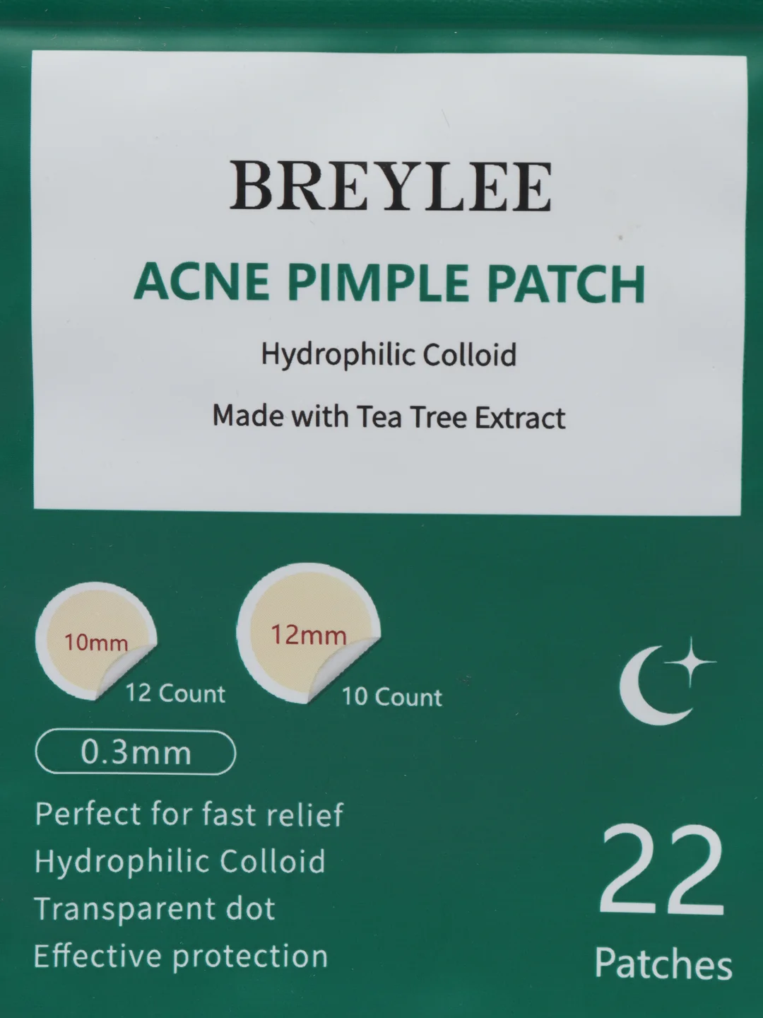 Лесной зеленый противовоспалительные патчи от прыщей и акне Acne Pimple Patch