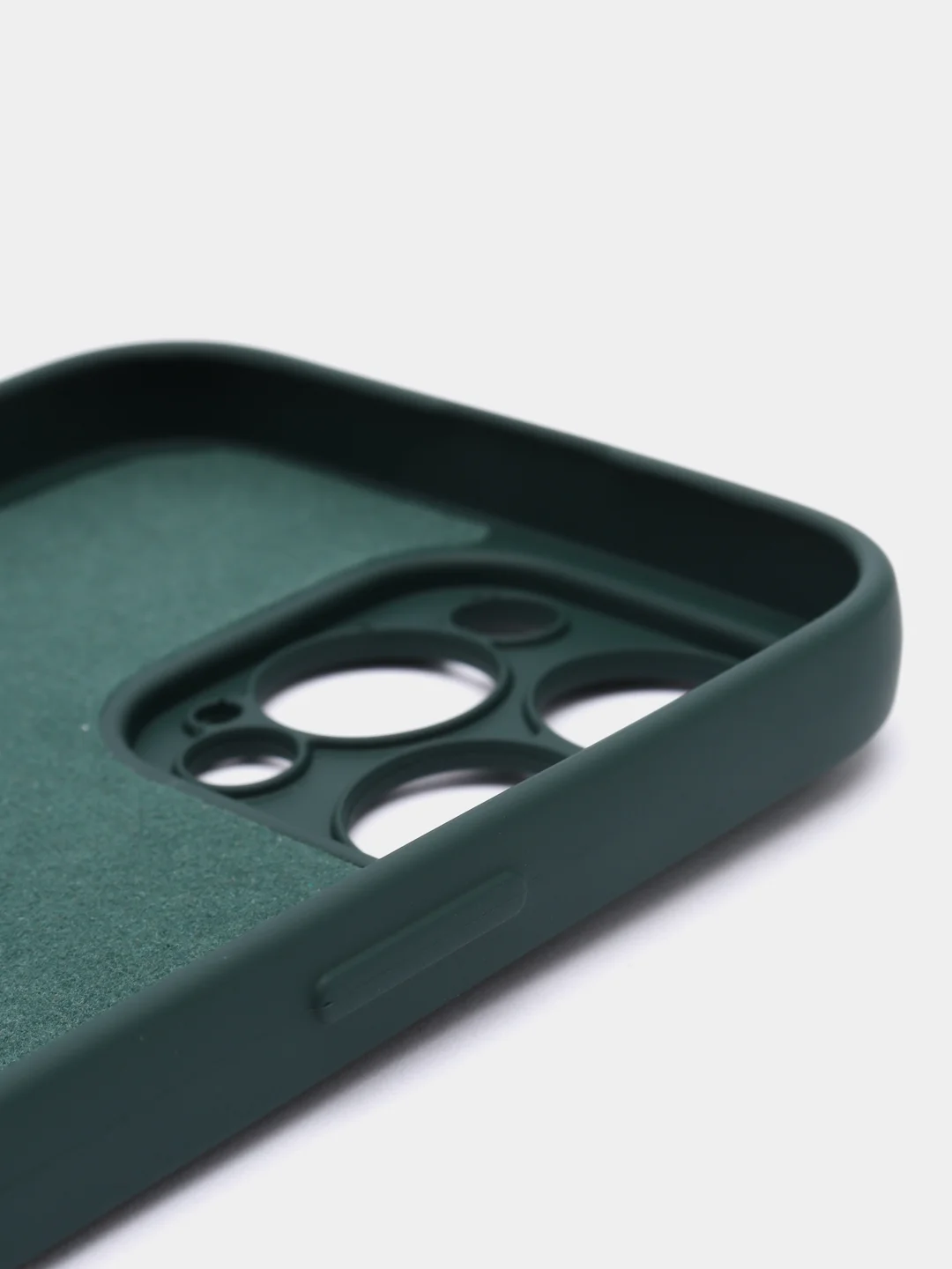 Зеленый силиконовый чехол Silicone Case с защитой камер для iPhone 13 Pro Max, 14 Pro Max
