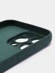 Зеленый силиконовый чехол Silicone Case с защитой камер для iPhone 13 Pro Max, 14 Pro Max