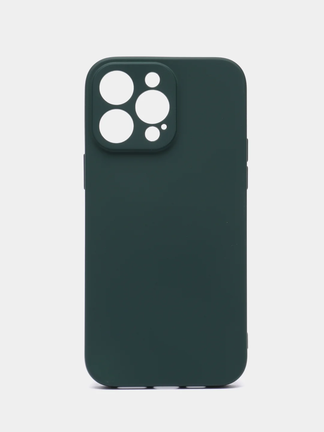 Зеленый силиконовый чехол Silicone Case с защитой камер для iPhone 13 Pro Max, 14 Pro Max