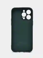 Зеленый силиконовый чехол Silicone Case с защитой камер для iPhone 13 Pro Max, 14 Pro Max