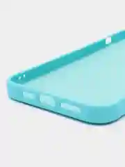 Бирюзовый силиконовый чехол Silicone Case с защитой камер для iPhone 13 Pro Max, 14 Pro Max