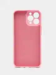 Пудровый силиконовый чехол Silicone Case с защитой камер для iPhone 13 Pro Max, 14 Pro Max