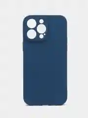 Синий силиконовый чехол Silicone Case с защитой камер для iPhone 13 Pro Max, 14 Pro Max