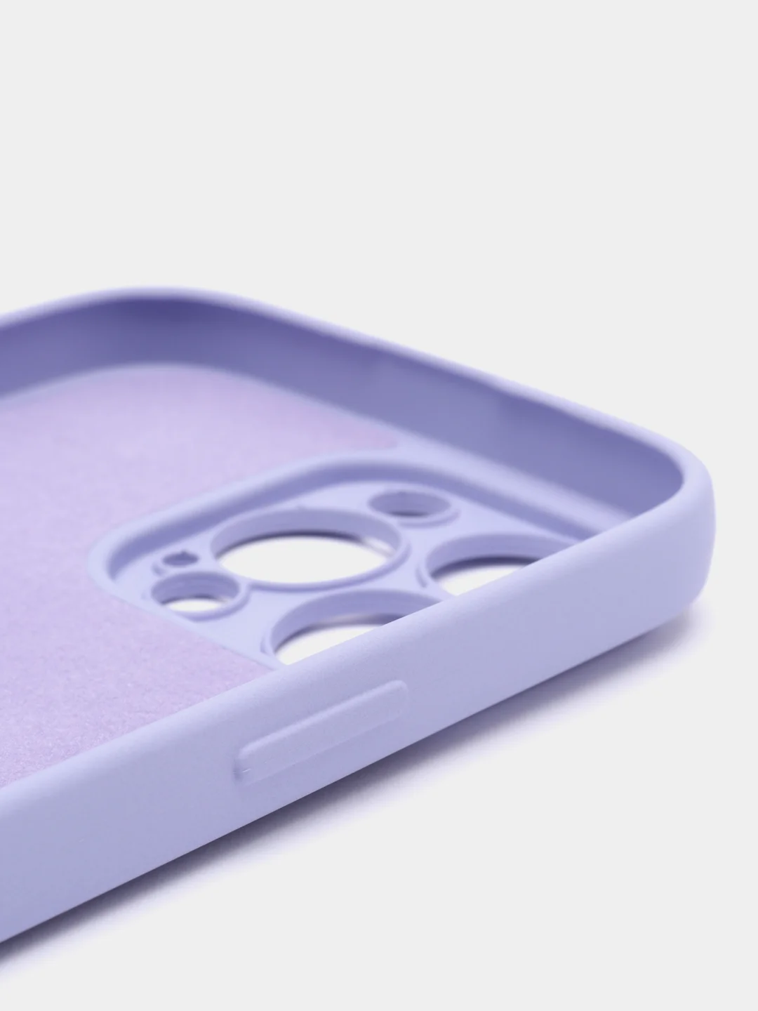 Сиреневый силиконовый чехол Silicone Case с защитой камер для iPhone 13 Pro Max, 14 Pro Max
