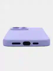 Сиреневый силиконовый чехол Silicone Case с защитой камер для iPhone 13 Pro Max, 14 Pro Max
