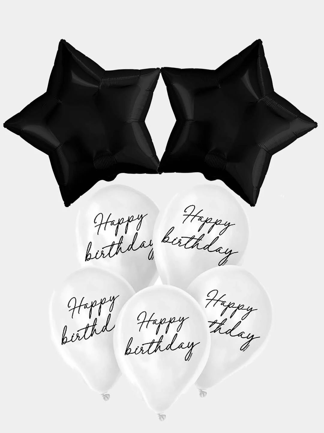 Набор из шаров "Happy birthday" 7 штук