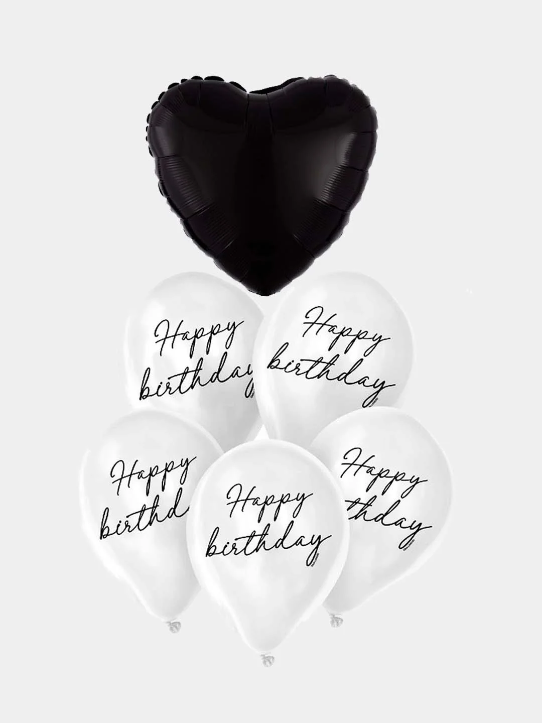Набор из шаров "Happy birthday" 7 штук
