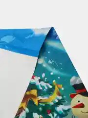 Алый скатерть Новый Год