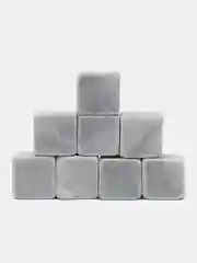 Алый набор мужской подарочный мужской: гель для душа, камни для виски, 8 штук