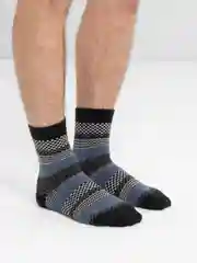 Синий носки шерстяные, новогодние, зимние, мужские