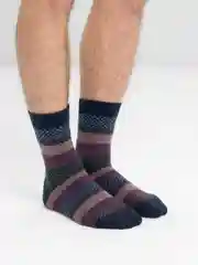 Синий носки шерстяные, новогодние, зимние, мужские