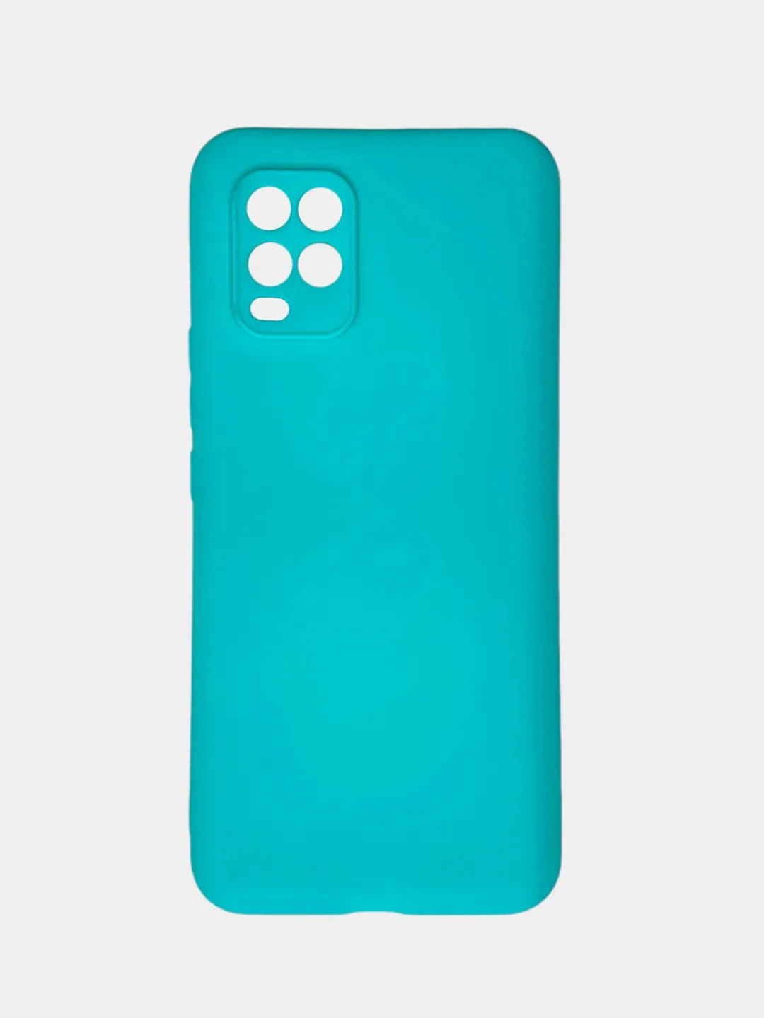 Бирюзовый чехол Xiaomi Mi 10 Lite, Сяоми Ми 10 Лайт силиконовый