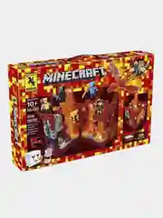 Конструктор майнкрафт "minecraft" подземная крепость, сражение в крепости, 856 деталей