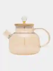 Чайник заварочный с бамбуковой крышкой, 1000 мл
