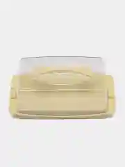 Белый масленка с крышкой