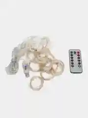 Желтый гирлянда занавес, штора, новогодняя, на окно