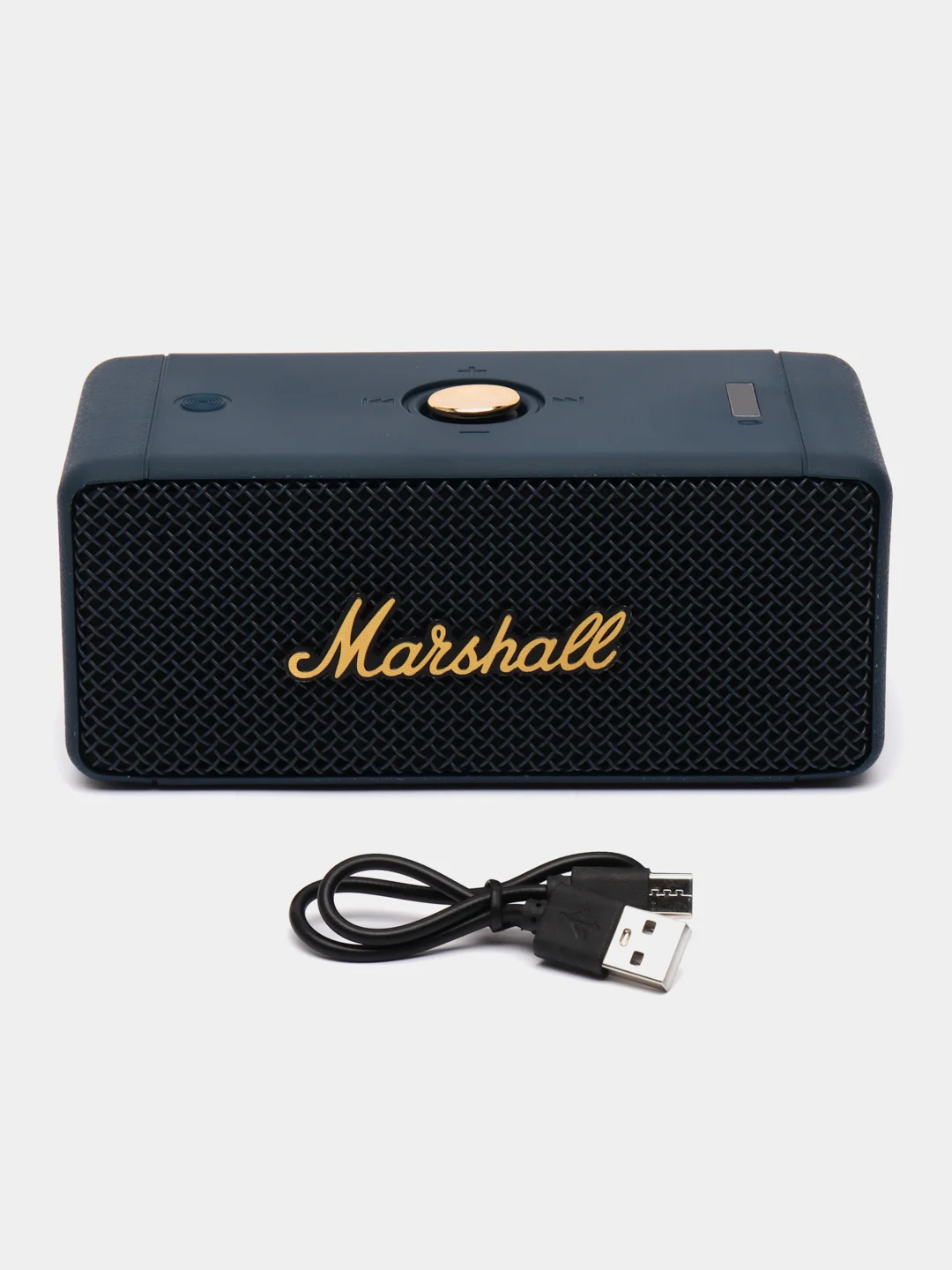 Синий bluetooth-колонка M2, портативная