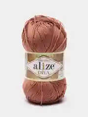 Медный пряжа Alize Diva 100% Микрофибра 100г 350м