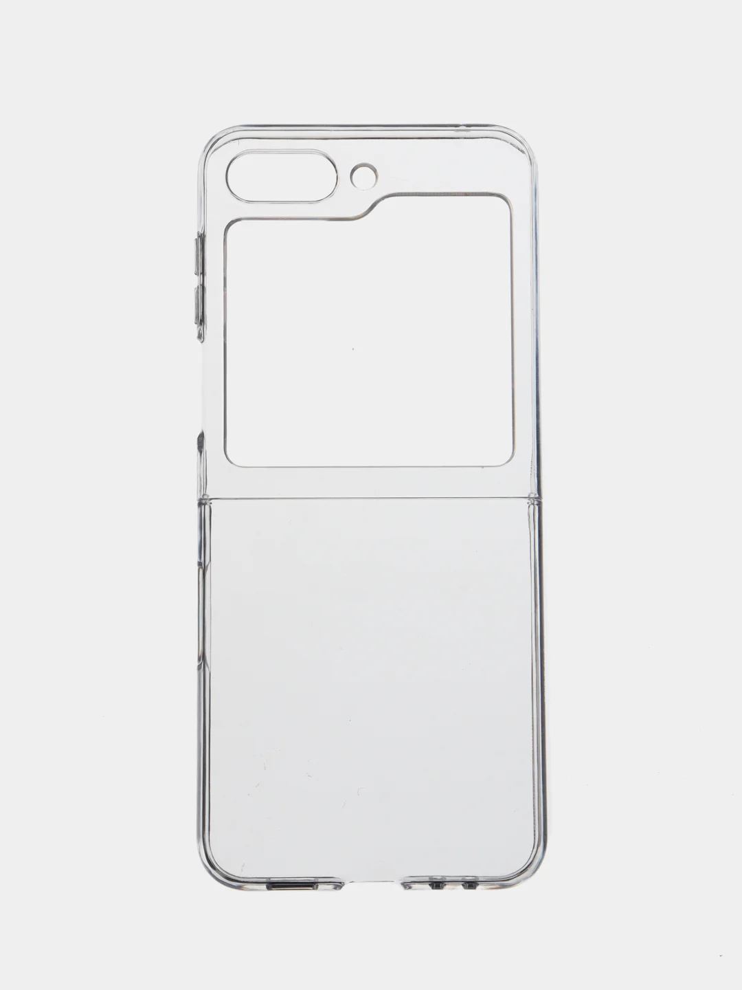 Прозрачный чехол на Samsung Galaxy Z Flip 4 / 5 , Самсунг Галакси, Пластиковый