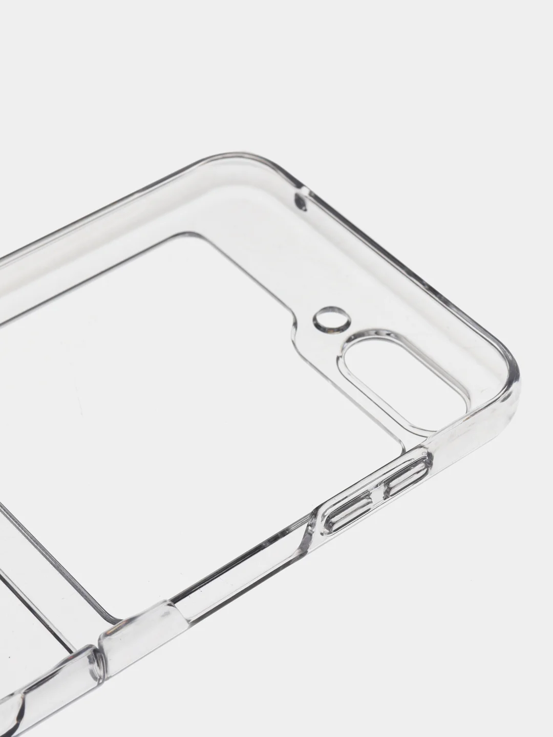 Прозрачный чехол на Samsung Galaxy Z Flip 4 / 5 , Самсунг Галакси, Пластиковый