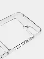 Прозрачный чехол на Samsung Galaxy Z Flip 4 / 5 , Самсунг Галакси, Пластиковый