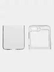 Прозрачный чехол на Samsung Galaxy Z Flip 4 / 5 , Самсунг Галакси, Пластиковый