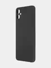 Черный чехол Samsung Galaxy A05, A05s, матовый, прозрачный, ROSCO силиконовый, с защитой камер