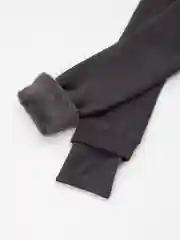 Серый женские бархатные леггинсы, утепленные