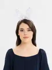 Конфетный ободок новогодний светящийся Ушки кролика