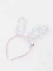 Конфетный ободок новогодний светящийся Ушки кролика