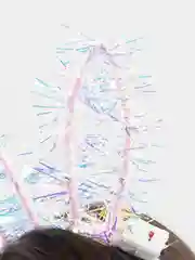 Конфетный ободок новогодний светящийся Ушки кролика