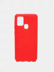 Алый чехол Накладка "Soft-touch" с перфорацией для Samsung A01/A20/A21S/A41/A60/A71/A81/A91