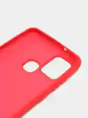 Алый чехол Накладка "Soft-touch" с перфорацией для Samsung A01/A20/A21S/A41/A60/A71/A81/A91