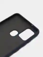 Синий меланж чехол Накладка "Soft-touch" с перфорацией для Samsung A01/A20/A21S/A41/A60/A71/A81/A91