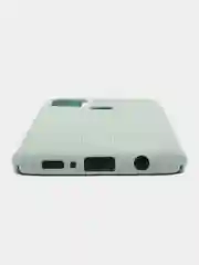 Бирюзовый чехол Накладка "Soft-touch" с перфорацией для Samsung A01/A20/A21S/A41/A60/A71/A81/A91