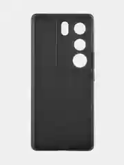 Черный чехол для Vivo V29 матовый, прозрачный Rosco, силиконовый, с защитой камер