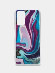 Чехол HUAWEI Honor 10X Lite, Хуавей Хонор 10Х Лайт, силиконовый, с мраморным рисунком