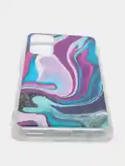 Золотой чехол HUAWEI Honor 10X Lite, Хуавей Хонор 10Х Лайт, силиконовый, с мраморным рисунком
