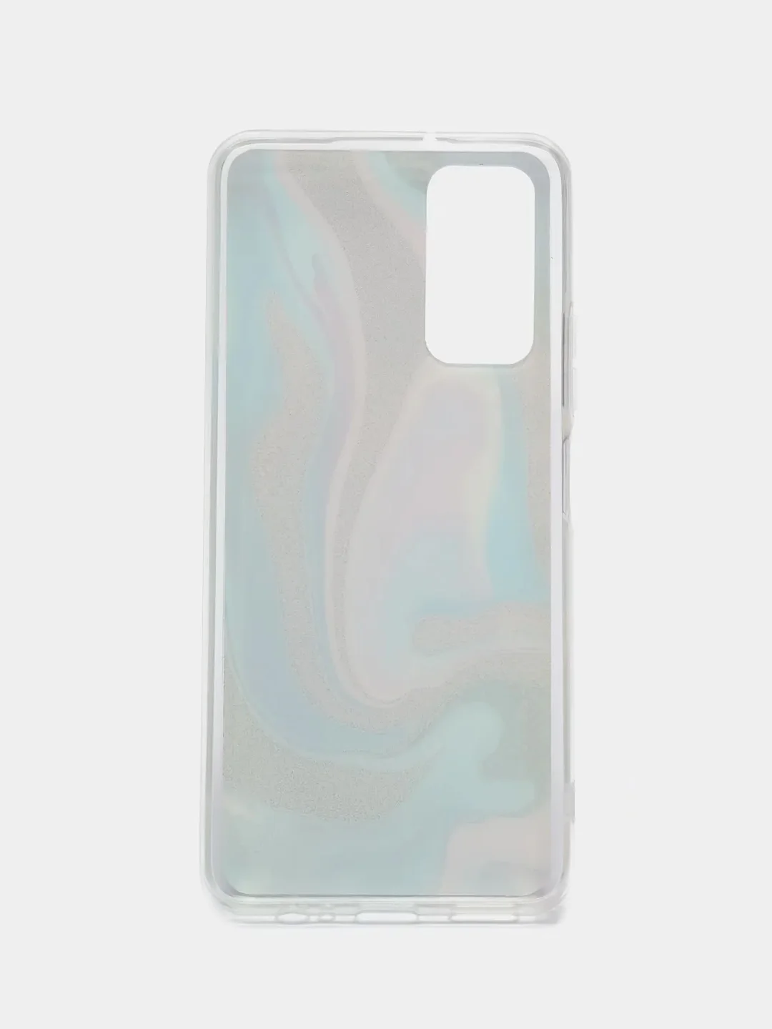 Золотой чехол HUAWEI Honor 10X Lite, Хуавей Хонор 10Х Лайт, силиконовый, с мраморным рисунком