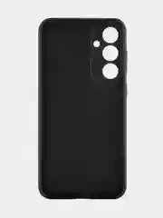 Черный чехол для Samsung Galaxy S23 FE силиконовый ROSCO матовый / прозрачный с защитой камер