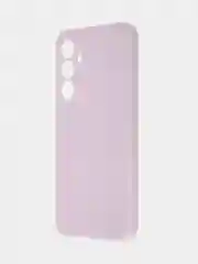 Фиолетовый чехол для Samsung Galaxy S23 FE силиконовый ROSCO матовый / прозрачный с защитой камер