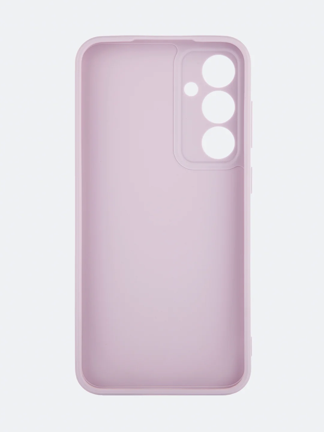 Фиолетовый чехол для Samsung Galaxy S23 FE силиконовый ROSCO матовый / прозрачный с защитой камер