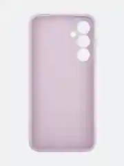 Фиолетовый чехол для Samsung Galaxy S23 FE силиконовый ROSCO матовый / прозрачный с защитой камер