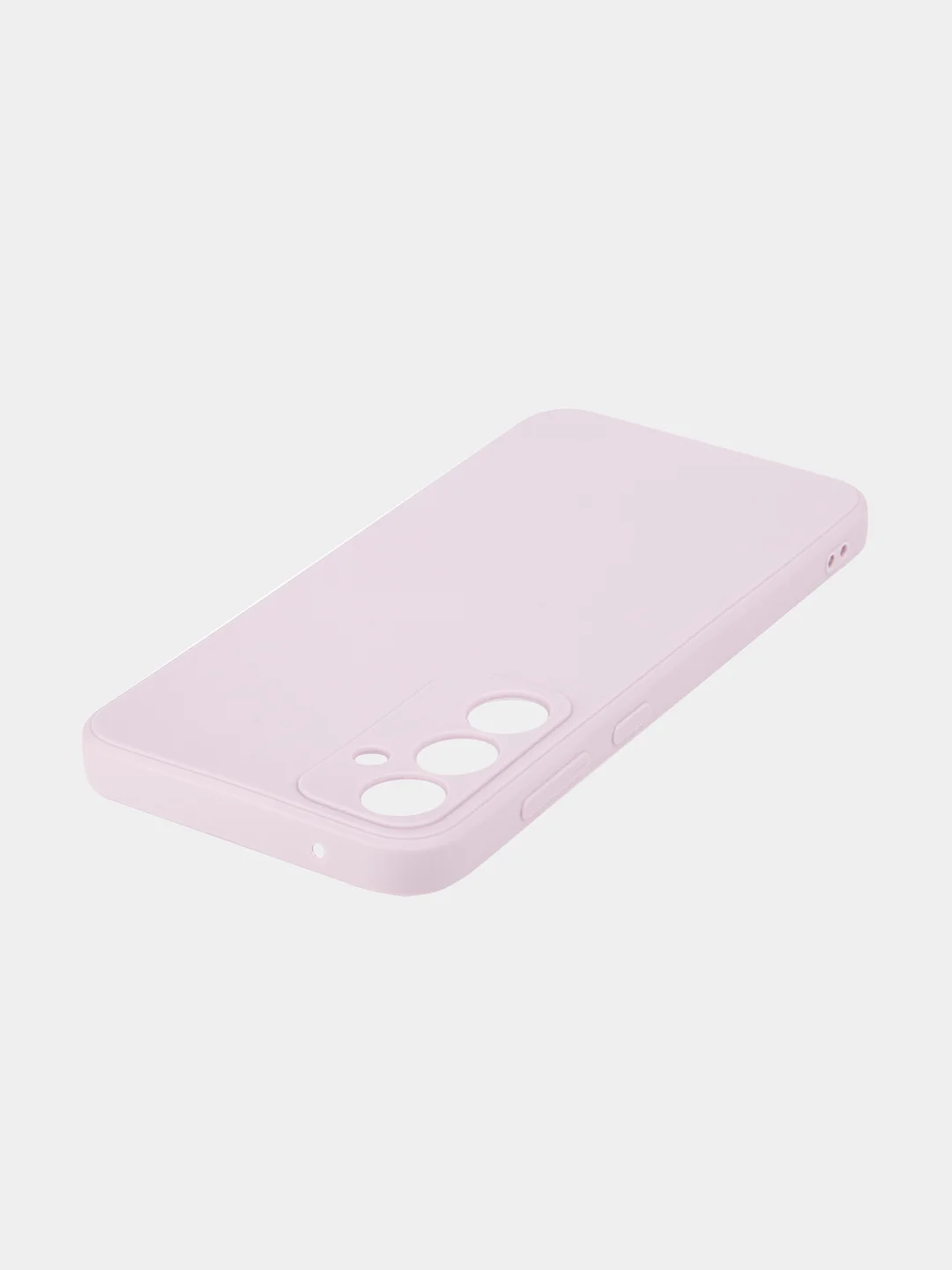 Фиолетовый чехол для Samsung Galaxy S23 FE силиконовый ROSCO матовый / прозрачный с защитой камер