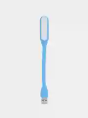 Голубой led светильник, гибкий, USB фонарь, гибкая светодиодная USB лампа
