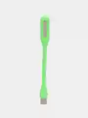 Зеленый led светильник, гибкий, USB фонарь, гибкая светодиодная USB лампа