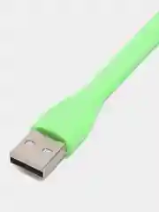 Зеленый led светильник, гибкий, USB фонарь, гибкая светодиодная USB лампа