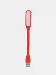 Красный led светильник, гибкий, USB фонарь, гибкая светодиодная USB лампа